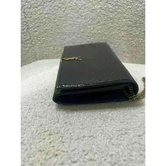 Saint Laurent Cassandra Croc-Embossed Chain Wallet - Brand New with Dustbag - Picture 5 of 6